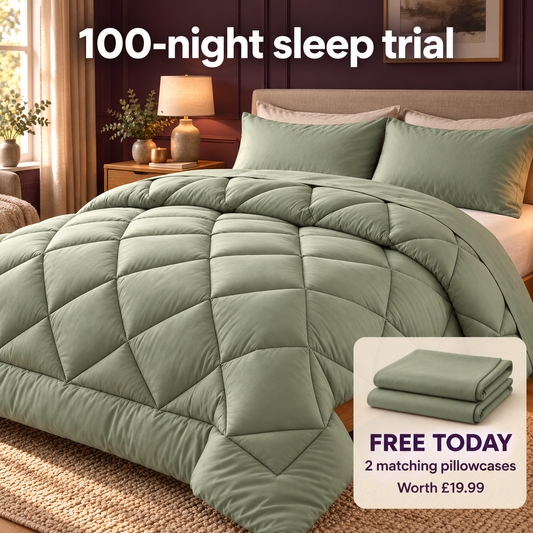 DreamySleep™ – 2-in-1 All-Season Duvet. Quick-Drying & No Bedding Needed